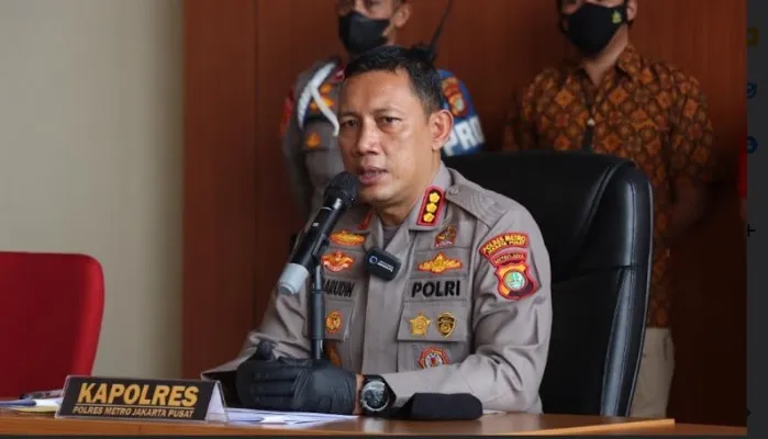 Kombespol Komarudin, Kapolres Jakarta Pusat.(Ist)