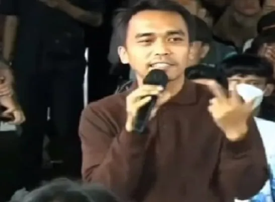 Komika Aulia Rahman jadi tersangka dugaan penistaan agama.(tIst/angkap layar)