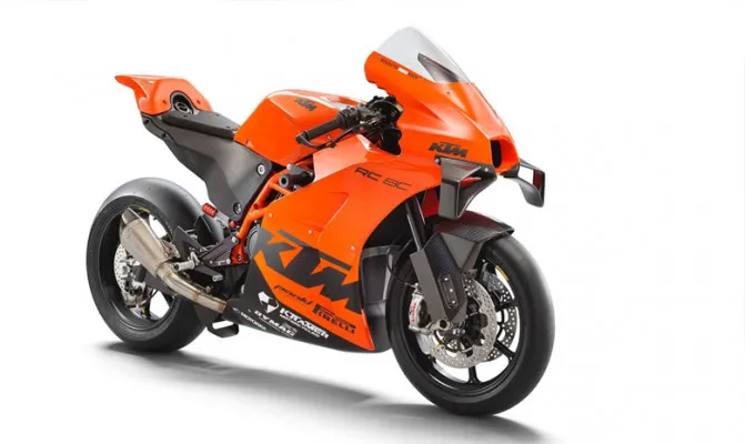 KTM RC 8C Limited Edition, dengan spesifikasi Moto2 khusus untuk riding di sirkuit.(Foto/KTM)