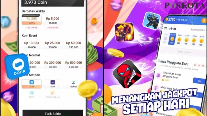 Tap Coin menjadi salah satu rekomendasi aplikasi game penghasil saldo DANA. (Tap Coin)