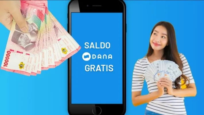 Ilustrasi dapat saldo DANA gratis ratusan ribu. (Sumber: Poskota/Kamila Sayara Avicena)