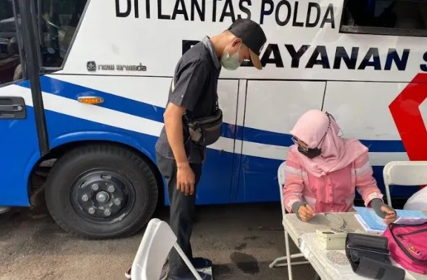 Suasana pelayanan Simling Banten.(Ist)