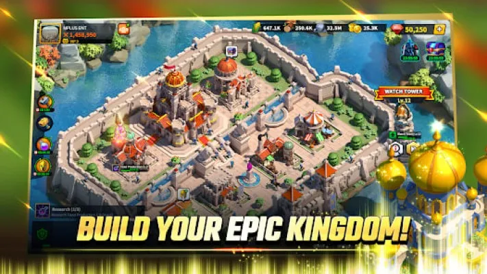 League of Kingdoms, game mirip ML yang bisa hasilkan saldo DANA Rp50.000. (Google Play Store)