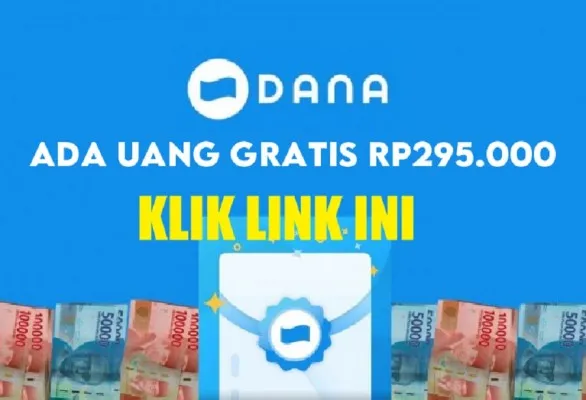 Ambil uang gratis Rp295.000 hari ini hanya bermodalkan klik link DANA Kaget yang sudah disediakan di artikel ini. (Ilustrasi/Poskota)