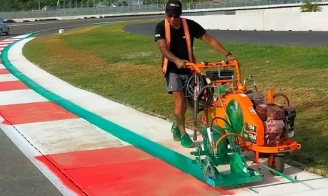 Persiapan Pertamina Mandalika International Street Circuit sudah selesai, tinggal finishing di beberapa bagian, terutama pada pit tempat persiapan setiap tim. (Foto/mgpa)