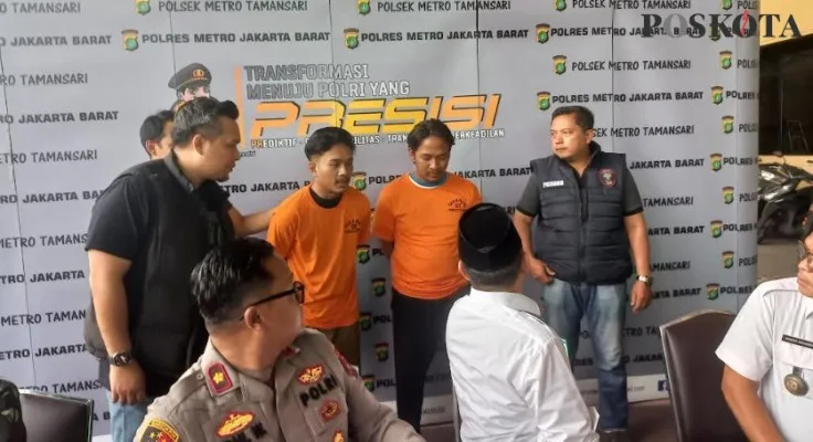 Mantan petugas PPSU ditangkap setelah melakukan penipuan dengan modus jual beli COD. (Pandi)