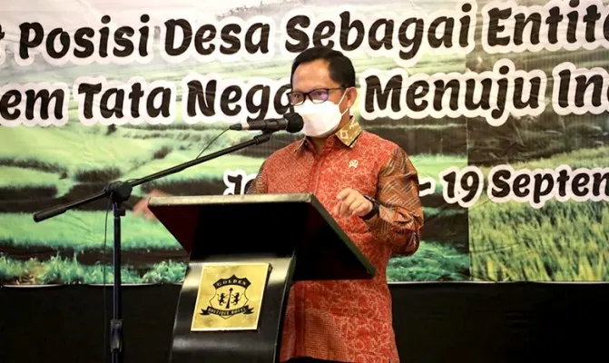 Mendagri Muhammad Tito Karnavian pada acara Munas IV APDESI. (Foto/kemendagri)