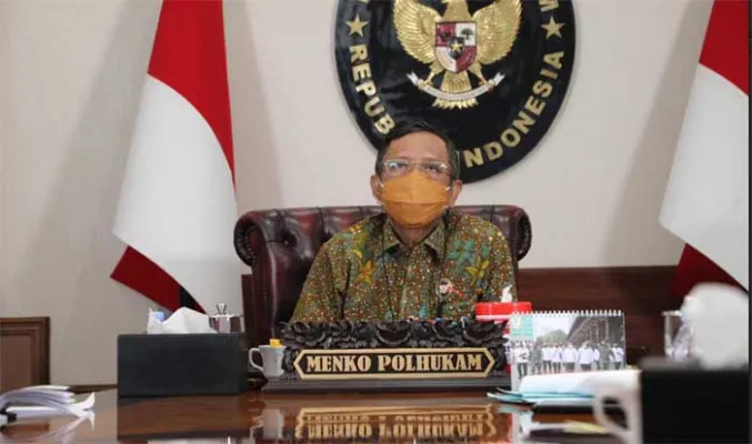 Menteri Koordinator Bidang Politik, Hukum dan Keamanan  (Polhukam) Mahfud MD.(Ist)