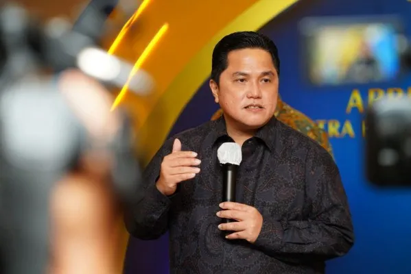 Ketum PSSI Erick Thohir minta Liga 1 berbenah. (ist)