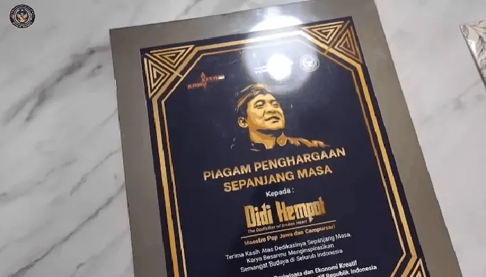 Almarhum Didi Kempot Diberi Penghargaan Sepanjang Masa (Foto: @sandiuno/Instagram)