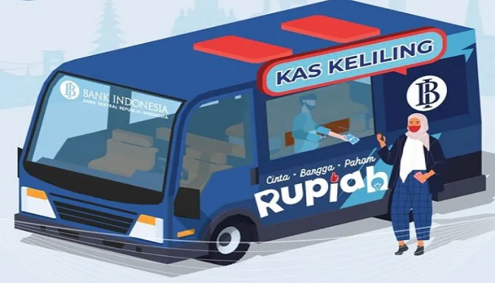 Ilustrasi mobil kas keliling. (Foto/Instagram/bank_indonesia)