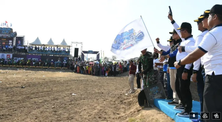 Kejurnas Motocross  TNI AL.(Ist)