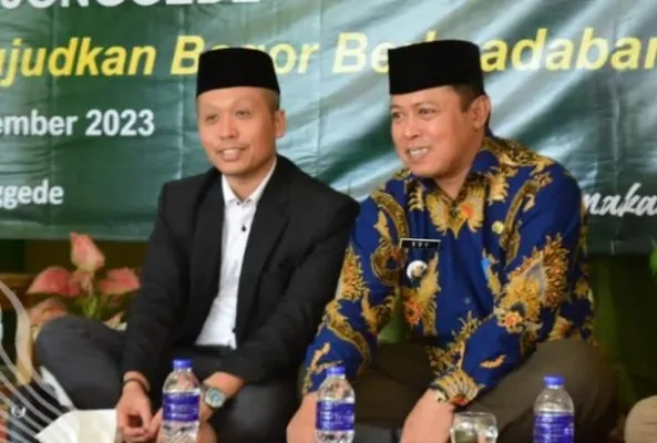 Ketua Bidang Pendidikan dan Kaderisasi MUI Kabupaten Bogor, Aep Saepudin Muhtar dalam pembinaan bahanya politik identitas.(ist)