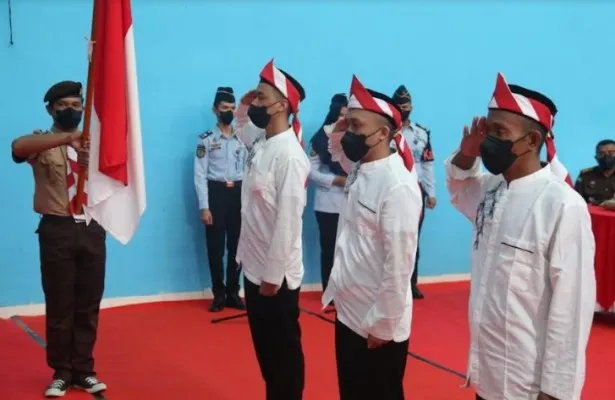 Tiga Napi Teroris Lapas Serang Ucapkan Ikrar Setia kepada NKRI (ist)