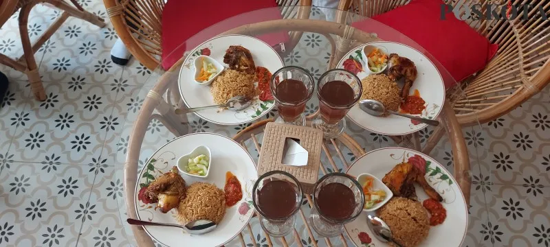 Nasi bukhari yang bisa ditemui di Restoran Al Fath di Kampung Lio, Depok. Foto: Poskota/Angga Pahlevi