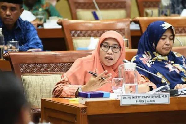 Anggota DPR Netty Prasetiyani soroti warga Indonesia pindah kewarganegaraan ke Singapura. Foto: Ist.