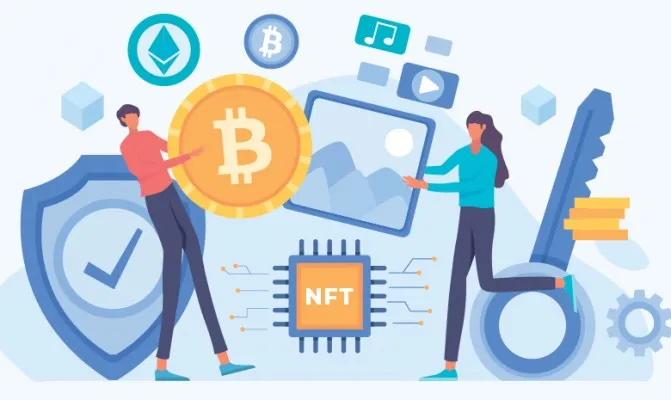 NFT sebagai monetarisasi karya digital yang sedang digandrungi seniman dan investor kripto. (Foto/freepic)