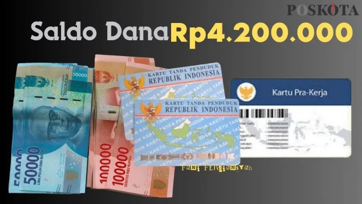 SELAMAT, SALDO DANA Gratis Rp4.200.000 dari Pemerintah Telah Masuk ke Rekening E-Wallet, Cek NIK E-KTP Penerimanya di Sini! (Pixabay/edited by Fani Ferdiansyah)