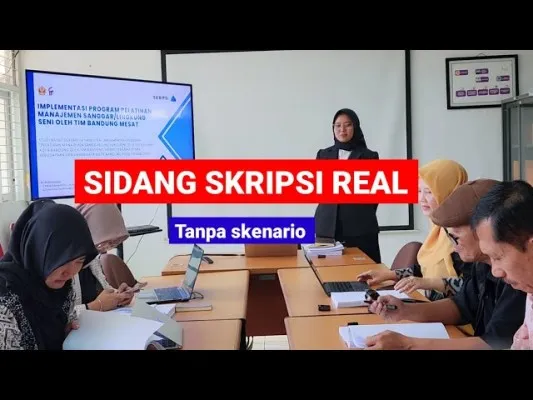 Mahasisswa akhir wajib tahu 3 tips yang bisa kamu pelajari sebelum sidang skripsi. (Screenshot Youtube)