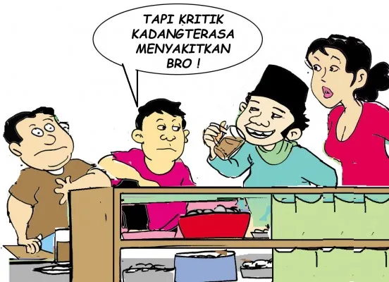 Obrolan Warteg.(Poskota.co.id/Yudhi Himawan)