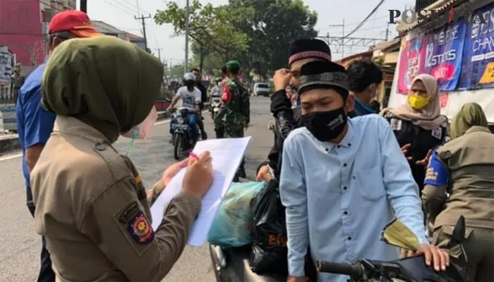 Operasi yustisi oleh Satgas Penanganan Covid-19 Lebak (yusuf)