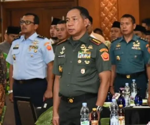 Panglima TNI Jenderal TNI Agus Subiyanto menghadiri acara Deklarasi Pemilu Damai lintas Ormas dan Agama .(Ist)