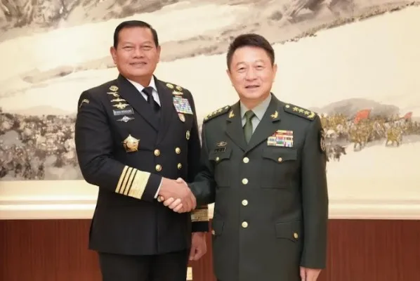 Panglima TNI Yudho Margono diterima langsung Jenderal Wang Haijiang, Komandan wilayah pertahanan bagian Barat.(Ist)