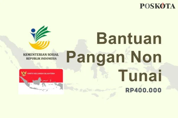 Penyaluran dana bansos Rp400.000 BPNT akan dilakukan hingga akhir tahun 2024 via KKS. (Poskota/Della Amelia)