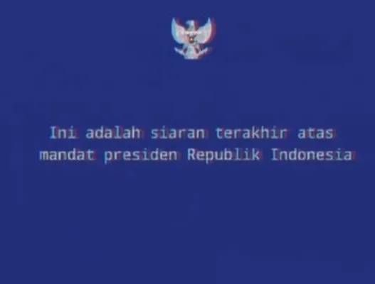 Tangkap layar video peringatan darurat yang viral di media sosial X, Rabu, 21 Agustus 2024. (Dok. X)