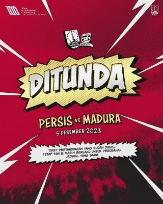 Fakta Mengapa Persis Solo vs Madura United Ditunda, Tidak Sesuai Jadwal. foto: Instagram/persisofficial