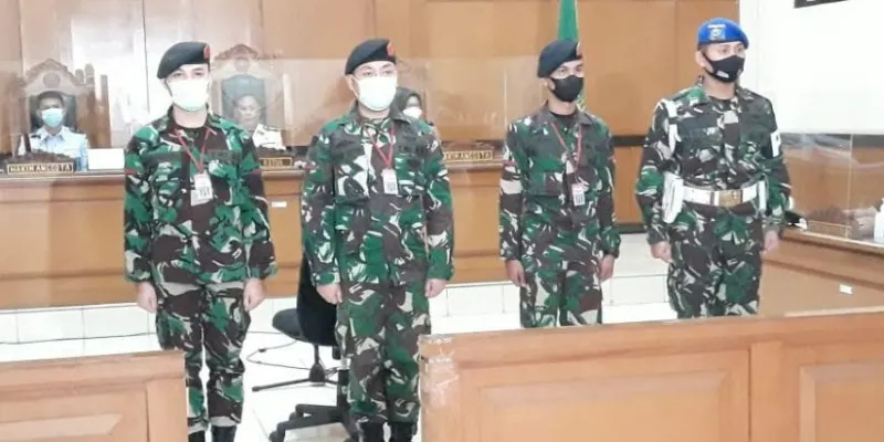 Anggota TNI yang divonis bersalah dan dipecat dari kesatuan.(iST)