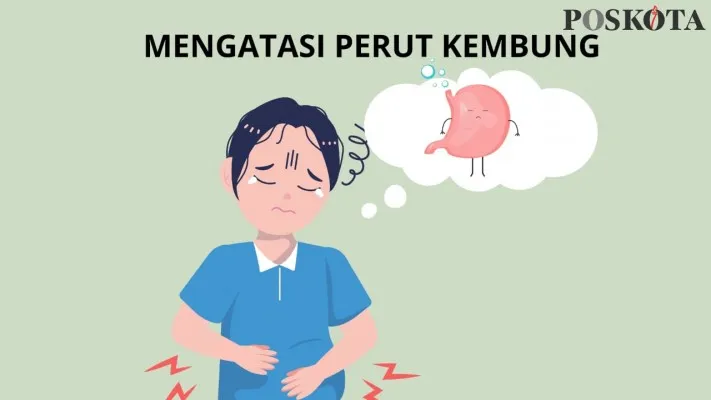 Atasi perut kembung dengan cara alami. (Poskota)