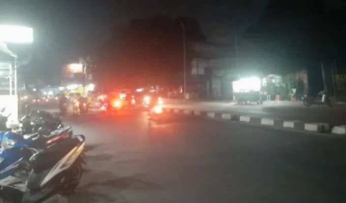 Situasi PJU di Kota Tangerang.  (Iqbal)