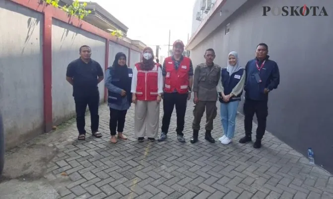 Tim relawan PMI Kabupaten Tangerang yang akan berangkat ke Cianjur. (Veronica)