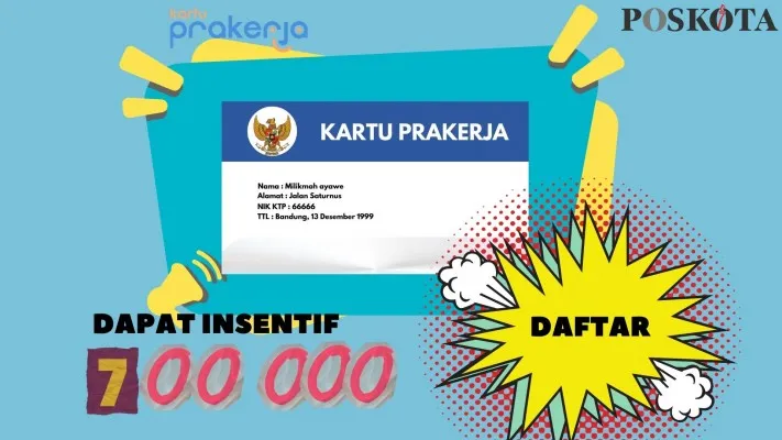 Dapat Rp700.000 lewat program Kartu Prakerja gelombang 68 modal 16 digit NIK KTP dan KK, link daftarnya di sini. (Poskota/Syarif Pulloh Anwari)