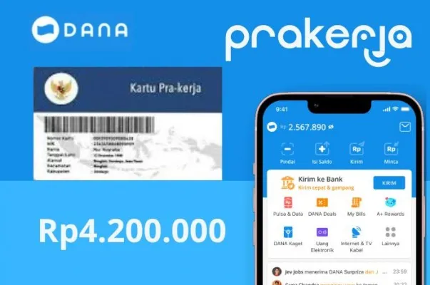 Pendaftaran kembali dibuka, petik saldo DANA Rp4.200.000 gratis dari subsidi pemerintah pakai NIK KTP, simak syarat terbarunya di sini.(POSKOTA)