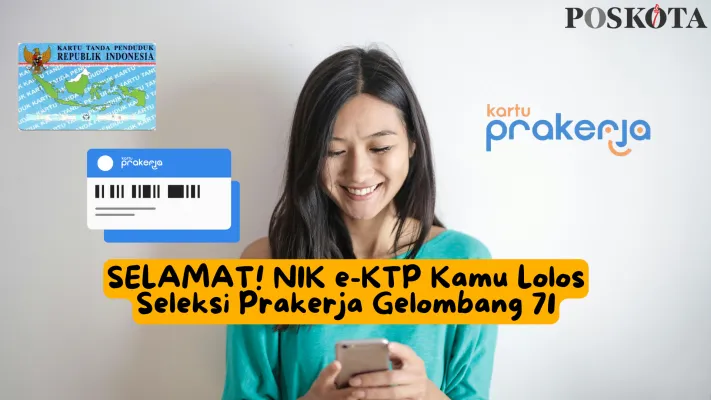 Simak cara klaim saldo DANA gratis Rp700.000 ke rekening pribadi dari program Pemerintah Kartu Prakerja.(Poskota/Shandra)