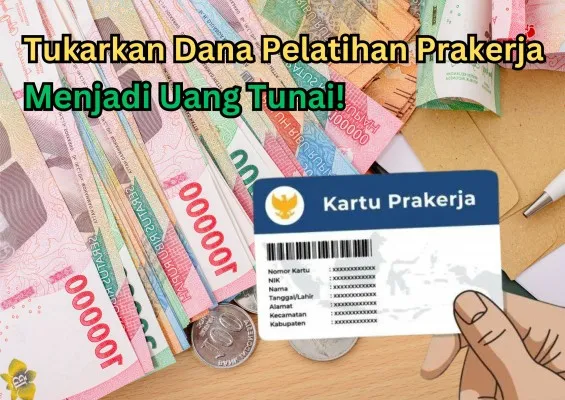 Tukarkan dana pelatihan Prakerja menjadi uang tunai dengan satu kali pelatihan. (Poskota/Adam Ganefin)