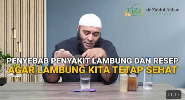 Membongkar Rahasia Lambung Sehat (Tangkap layar/YouTube/dr. Zaidul Akbar Official)