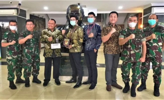 RSPAD Gatot Soebroto Jakarta mendapatkan bantuan 10 ribu buah alat tes rapid antigen dari PT Neo Sarana Medika. (ist)