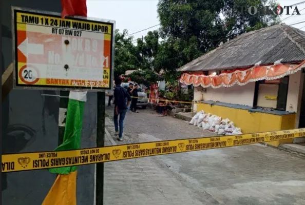 Rumah kontrakan DE di Bekasi Utara. (Ihsan Fahmi).