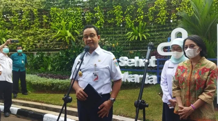 Gubernur DKI Jakarta, Anies Baswedan saat meresmikan pergantian nama RSUD menjadi Rumah Sehat yang dilakukan di RSUD Cengkareng, Jakarta Barat. (Ist)