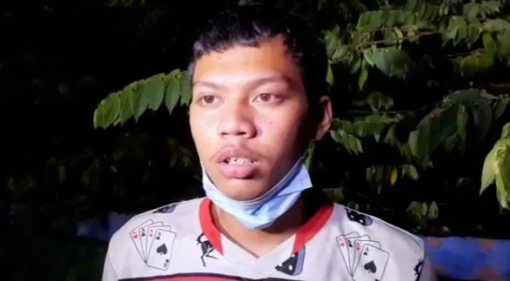 Grentino Piro, Saksi Mata Kasus Penusukan Yang Menyebabkan Morban Tewas Di Kalideres. (Ist).