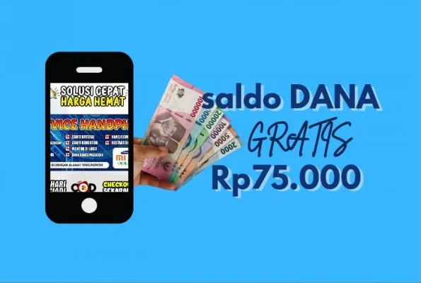 Klaim Saldo DANA Rp75.000 Gratis Anda Hari Ini Kamis 11 Juli 2024 (Edited by Putri Aisyah Fanaha)