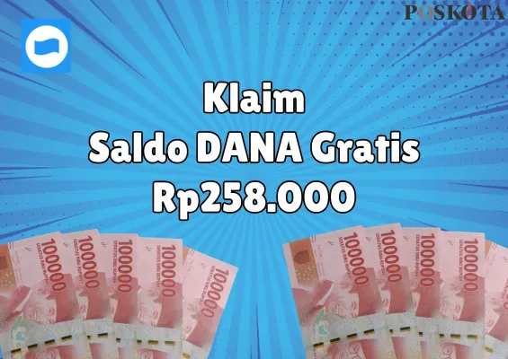 Ilustrasi klaim saldo DANA gratis. (Foto: Poskota/Adam Ganefin)