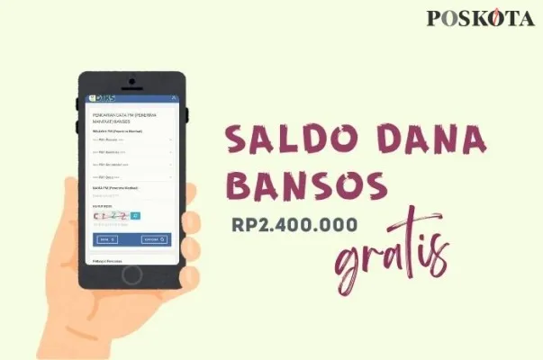 Cek saldo dana bansos Rp2.400.000 untuk kategori penyandang disabilitas dan lansia dari Program Keluarga Harapan (PKH). (Poskota.co.id/Della Amelia)