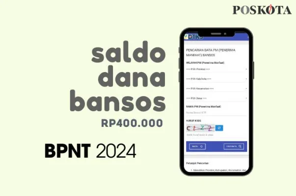 KPM dari wilayah ini berhasil cairkan dana bansos Rp400.000 dari BPNT via KKS BNI. (Poskota/Della Amelia)