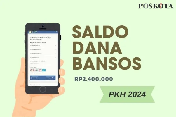 Dapatkan saldo dana bansos Rp2.400.000 PKH dari pemerintah. (Poskota/Della Amelia)