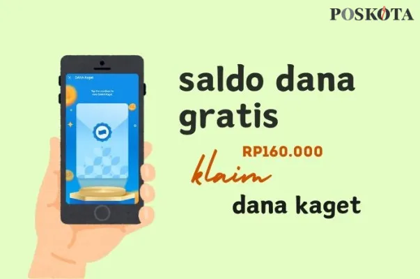 Klaim saldo DANA gratis Rp160.000 via link DANA Kaget, Minggu, 6 Oktober 2024. (Poskota/Della Amelia)