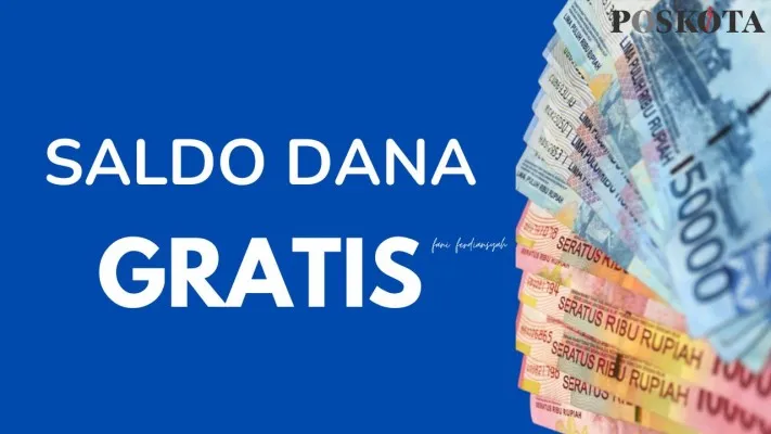 Ilustrasi saldo DANA gratis yang bisa diklaim ke dompet elektronik. (Poskota.co.id/Fani Ferdiansyah)